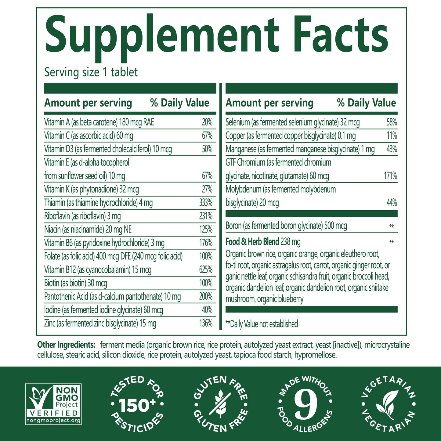 Men’s One Daily Multivitamin