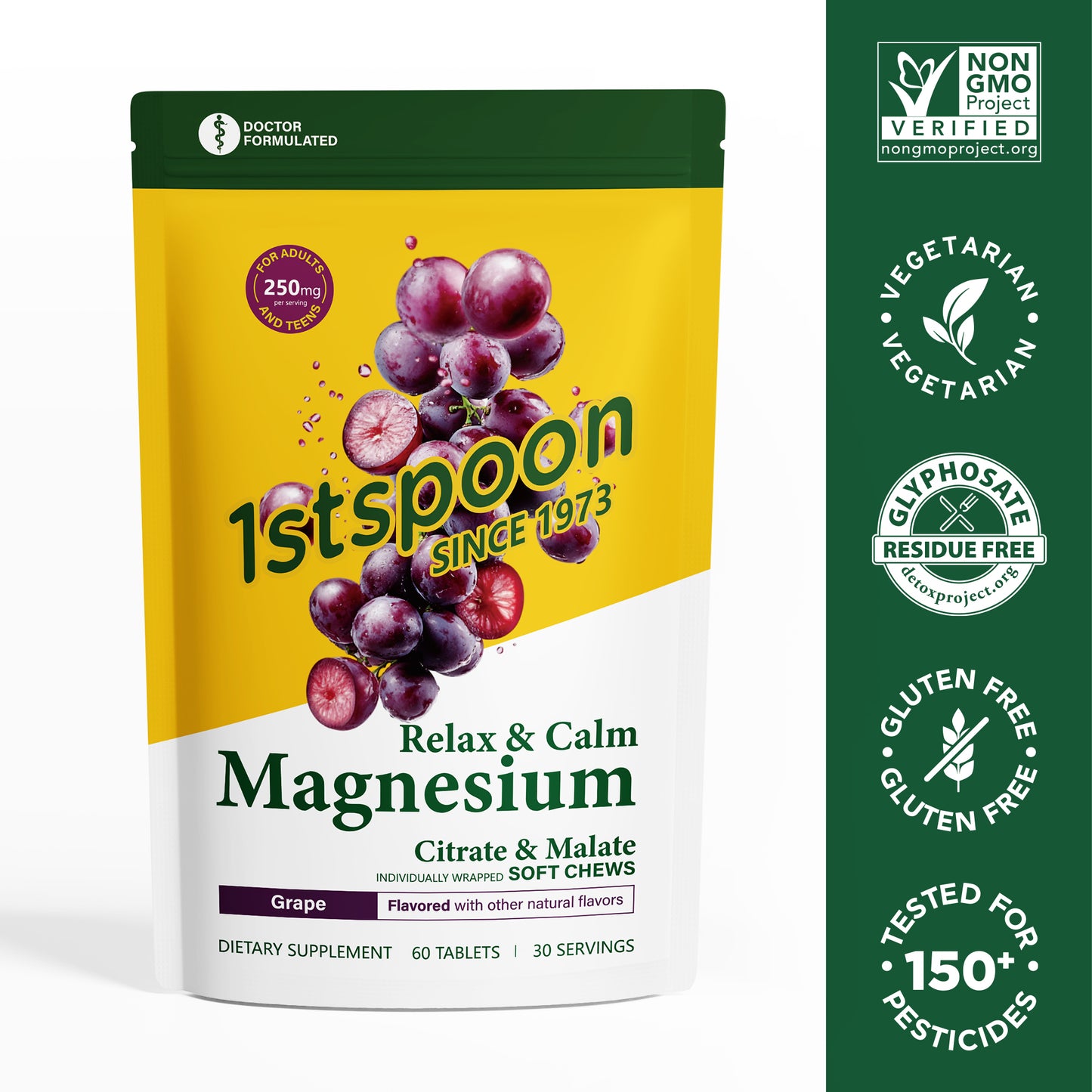 Relax + Calm† Magnesium Soft Chews - Grape