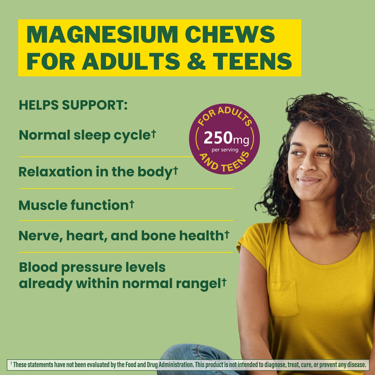 Relax + Calm† Magnesium Soft Chews - Grape