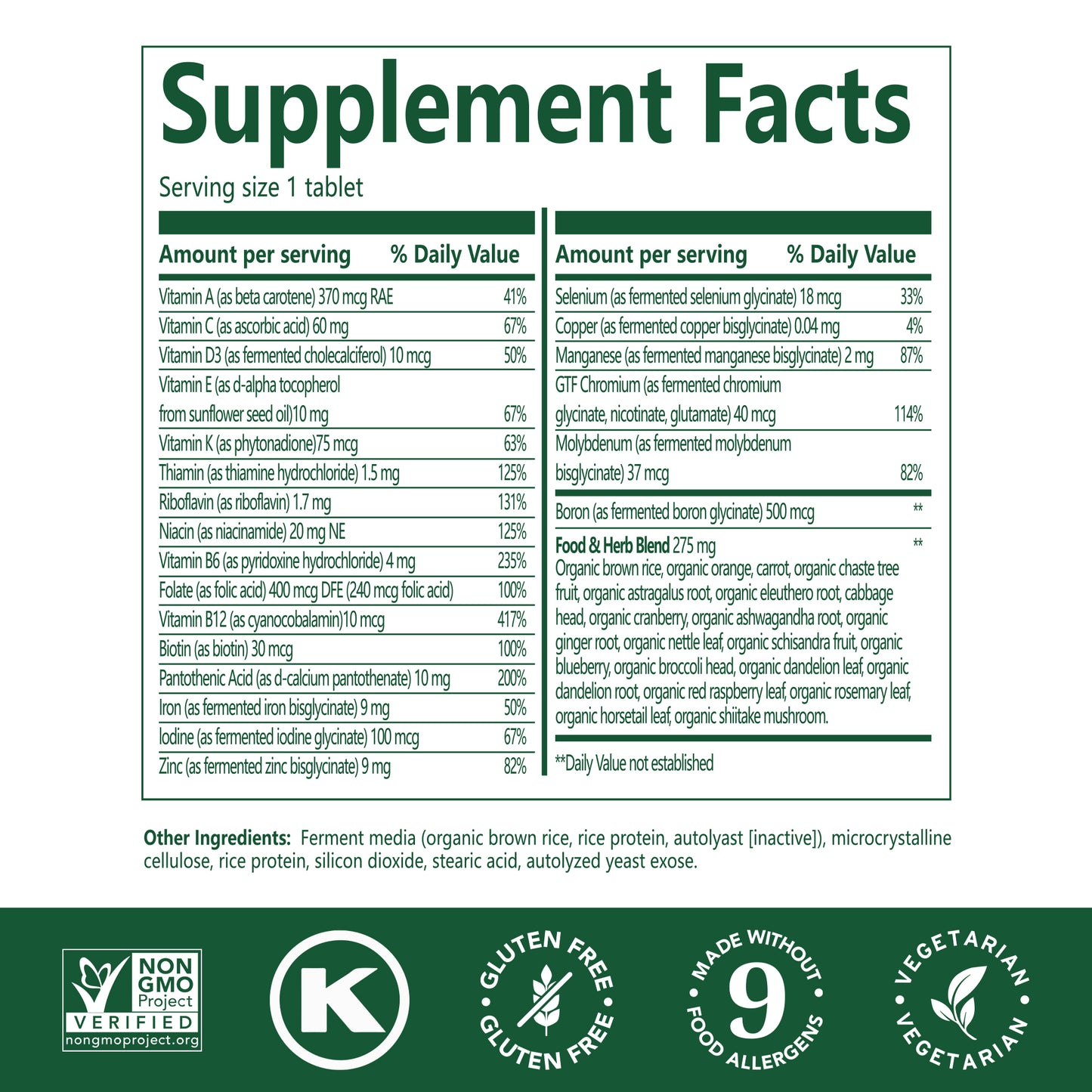 Women’s One Daily Multivitamin