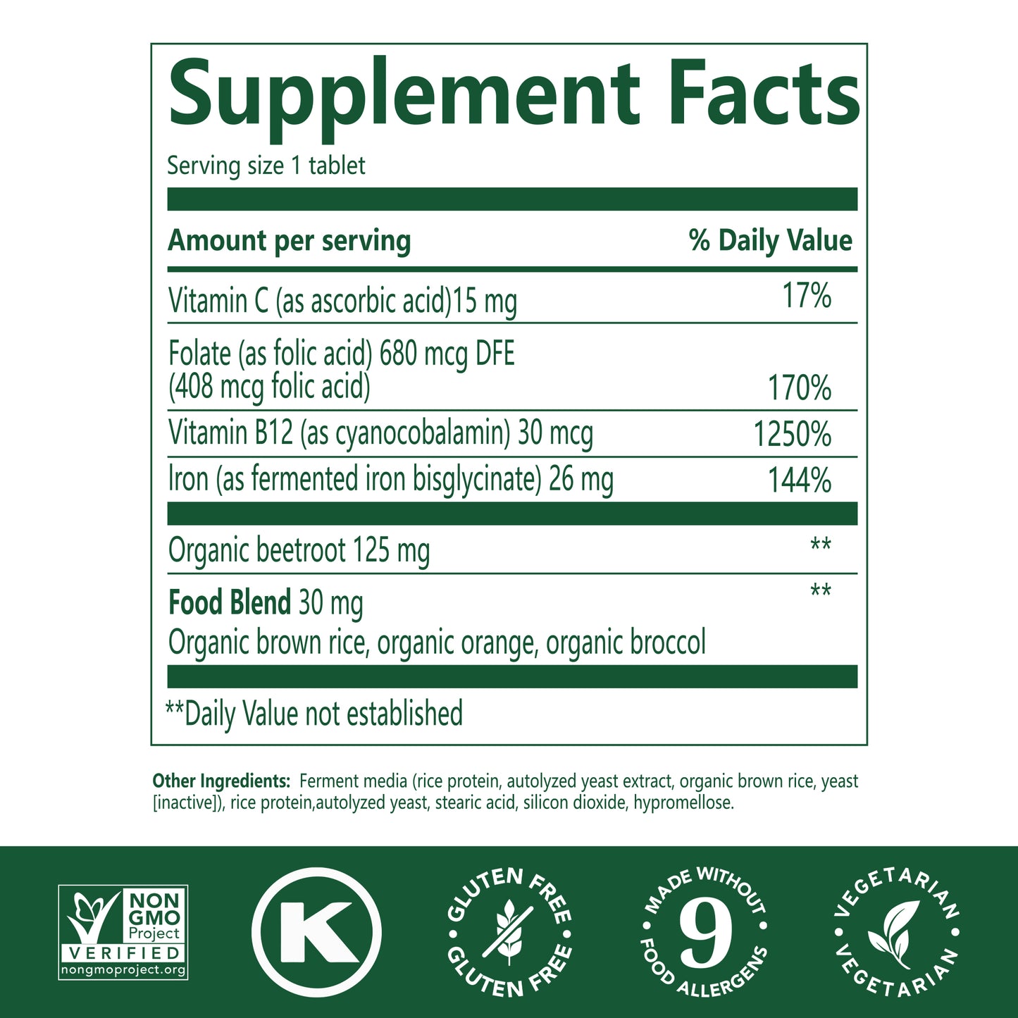 Blood Builder™  Iron Supplement